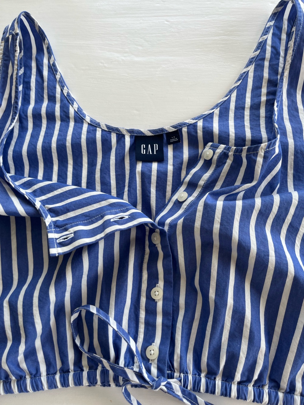 Gap Cropped Sleeveless Blouse Size XL
